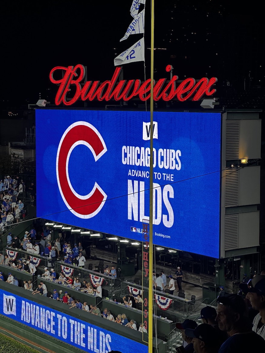 Wrigleyville Nation Ep 394 –  Matt Trueblood, Cubs win Wild Card Round, Brewers Division Round Playoff Preview